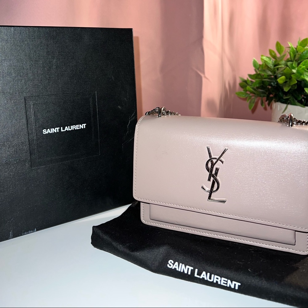 Saint Laurent monogram sunset poudre bag